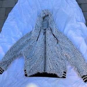 Free people fluffy winter jacket